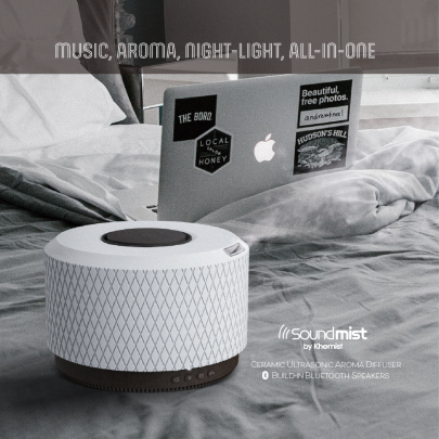 Soundmist Ultrasonic Aroma Diffuser (BT-Speaker)