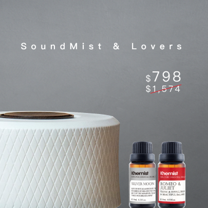 V-day Set B (SoundMist & Lovers with 2 essential oil blends) 